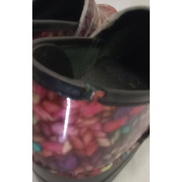 Dansko clogs. Yarn pattern multi-colored, workwear, casual wear. Size 39 - 8.5 - Picture 7 of 11